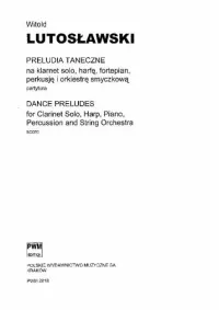 Dance Preludes