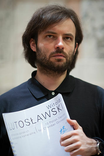 Łukasz Borowicz - Koncert Polskiej Orkiestry Radiowej (próba)