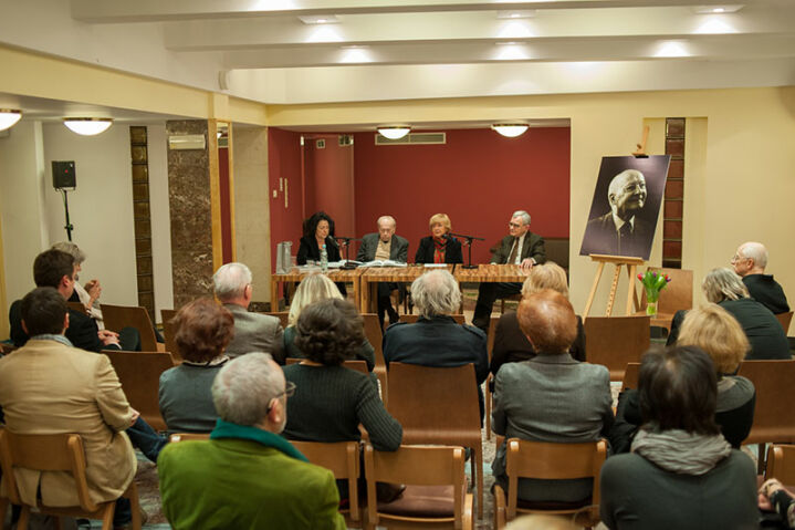 Joanna Grotkowska, Jan Krenz, Elżbieta Markowska, Grzegorz Michalski - Promocja albumu Lutosławski 1913-2013