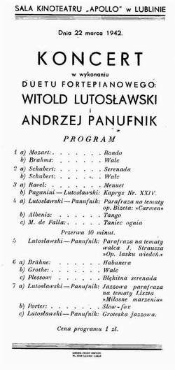 Poster for the concert - Życie publiczne