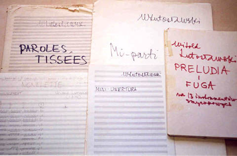 Manuscripts - Z warsztatu kompozytora