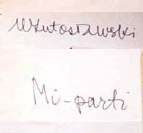 Title page of Mi-parti - Z warsztatu kompozytora