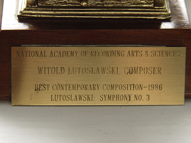 The award for the Symphony No. 3 - Życie publiczne