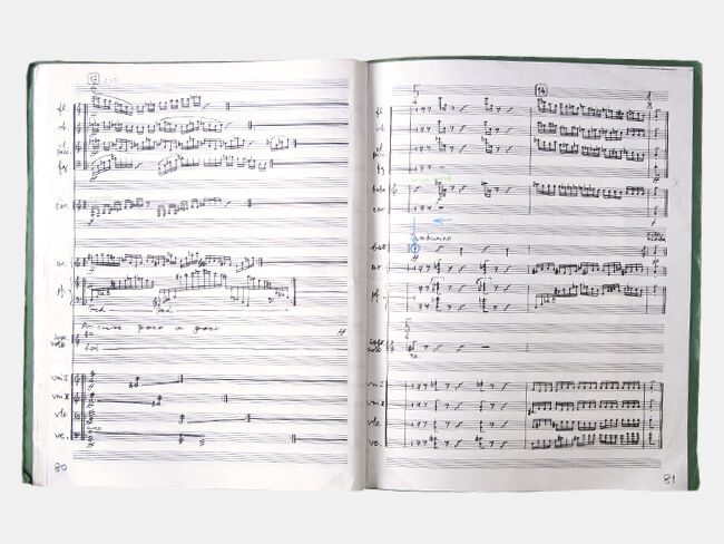 Facsimiles of Chantefleurs et chantefables - Z warsztatu kompozytora