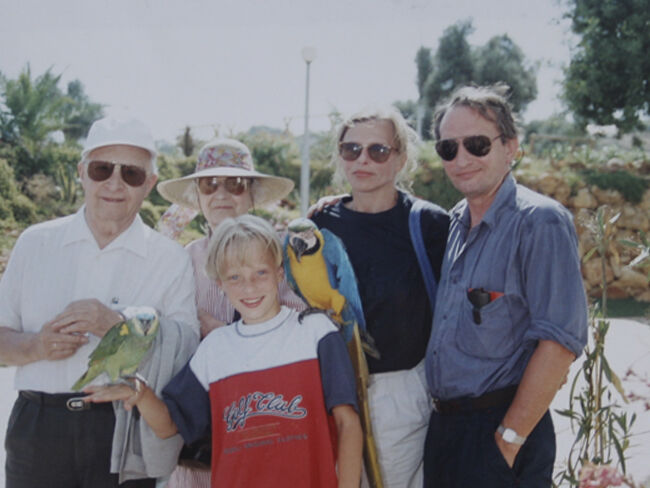 Witold Lutosławski with his family - Z prywatnego albumu