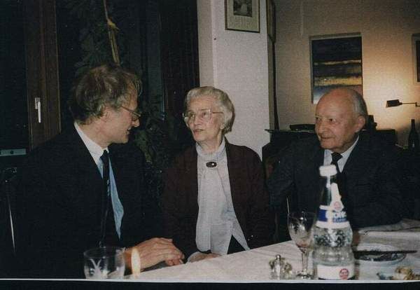 Witold Lutosławski with his wife, Danuta and Krzysztof Meyer - Z prywatnego albumu